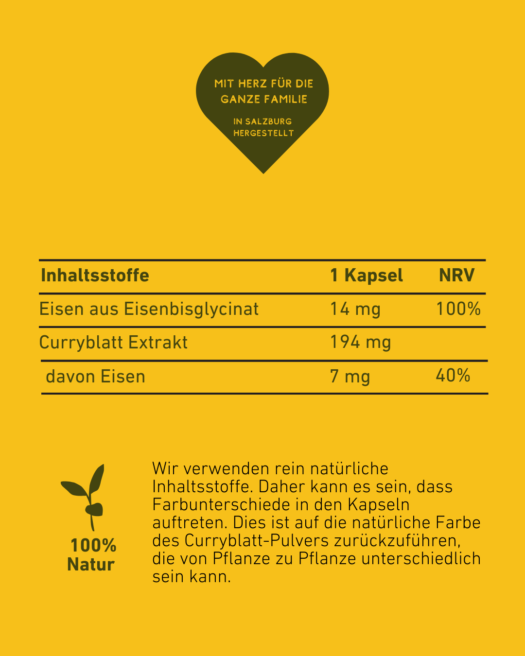 Eisen Kapseln für normale Blutbildung und gesunden Energiestoffwechsel, Eisenmangel bekämpfen mit Eisenpräparat für Energie, Frauen, Curryblatt-Extrakt, Eisenbisglycinat Chelat, natürlich, Wirkung, Supplement, Hochdosiert, Gesundheit, Apotheke, Eisenmangel, Bioverfügbarkeit, gute Verträglichkeit, Sauerstofftransport, Müdigkeit, Erschöpfung, Natur, Inhaltsstoffe