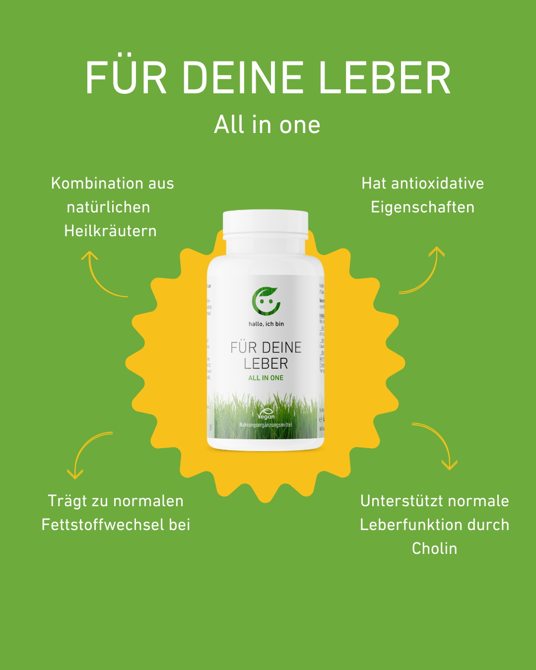 Lebergesundheit Supplement Kapseln mit Artischockenextrakt, Mariendistel, Löwenzahnwurzel  und Antioxidantien zur Unterstützung der Leberfunktion und Entgiftung, Lebergesundheit, Entgiftung, Detox, Schutz, Lebererkrankungen, Wermut, Cholin, Apothekenqualität, Hochdosiert, Wirkung, Supplement, Apotheke, Regional, Österreich, Gesundheit, Qualitätsversprechen, studienbasiert, Heilkräuter, Fettstoffwechsel