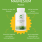 Magnesium Kapseln Hochdosiert Bioverfügbar für bessere Schlafqualität und Muskelentspannung, Unterstützung von Energie und Vitalität, gegen Muskelkrämpfe und Müdigkeit, Entspannung und Stressabbau, Sportler, Krämpfe, Muskelentspannung, Schlaf, Nerven, Lernen, Fokus, Kopfweh, Apothekenqualität, Supplement, Gesundheit, Qualitätsversprechen, österreichische Wertschöpfung, Österreich, studienbasiert